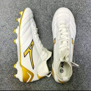 Anza Pro Boot White & Golden High Nek Football boots